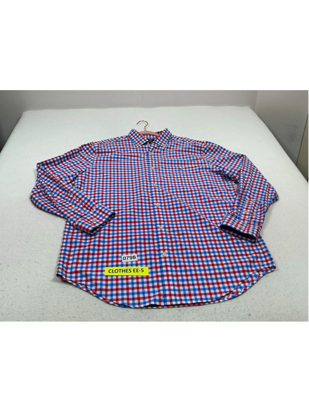 Vineyard Vines Mens L Classic Fit Performance Stretch Check Button Down 1W3018